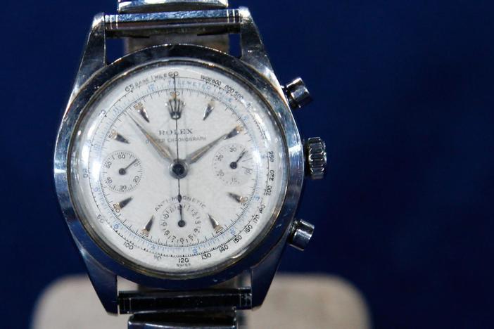 1954 Rolex Anti-Magnetic Chronograph Wristwatch, from Washington, DC Hour 3