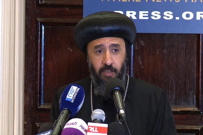Religious freedom activists gathered to speak out against the persecution of Christians.