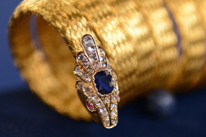 Owner Interview: English Woven Gold Snake Bracelet, ca. 1875