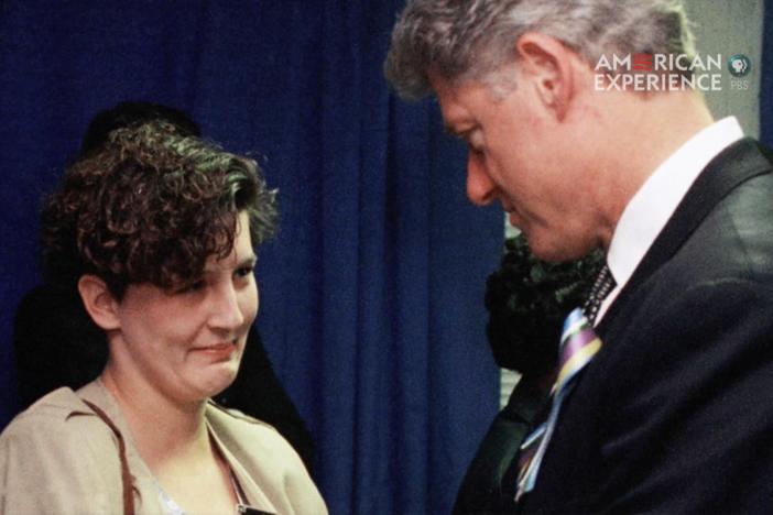 Clinton's helped the nation's grief after the Oklahoma City Bombing.
