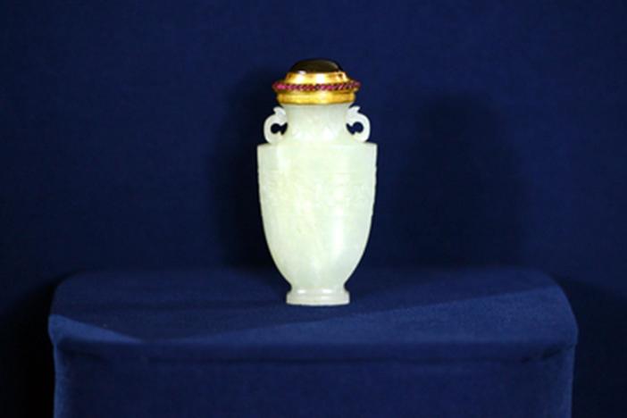 Appraisal: Fabergé Jade Snuff Bottle, ca. 1890, Newport, Part 3!