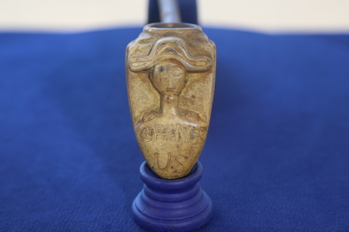Appraisal: Confederate Prisoner-carved Pipe