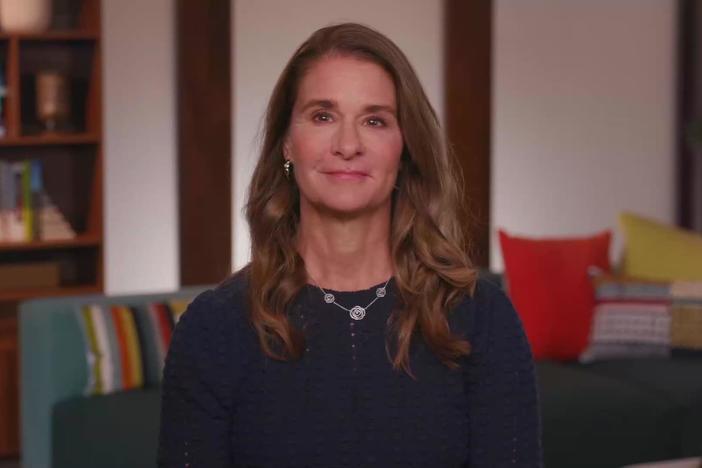 Melinda Gates joins the program.