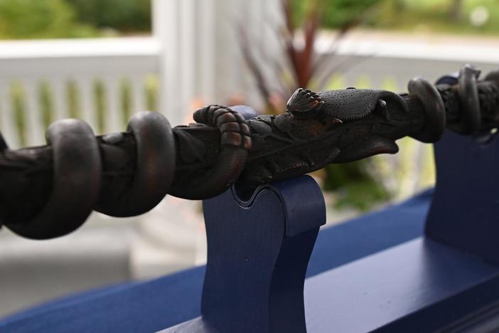Appraisal: Carved Folk Art Cane, ca. 1890