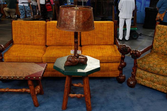 Appraisal: 1933 Four Pieces of Molesworth and Lamp, from Our 50 States Hour 2.