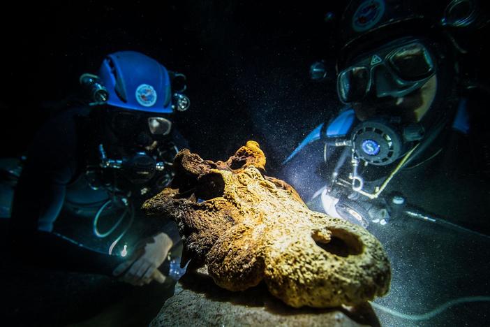 In Madagascar’s remote western desert, divers explore a hidden pool of water.