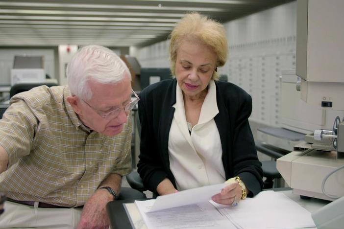 Jim begins his search at the National Archives.