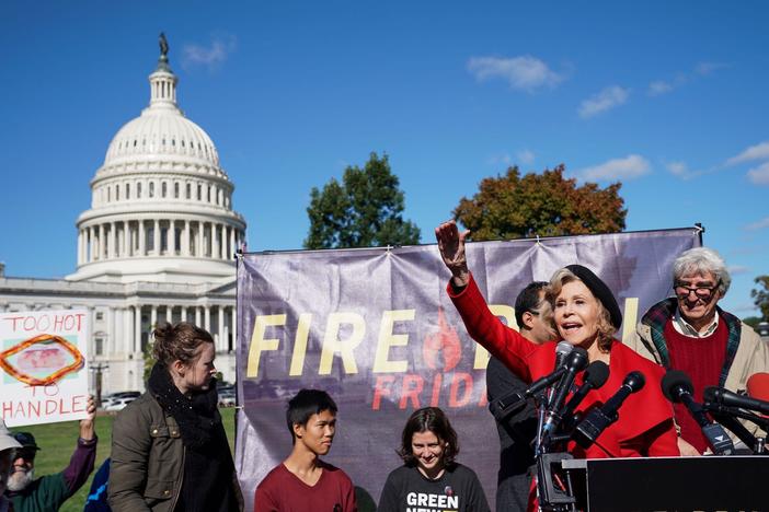 Why Jane Fonda is putting herself on the line to fight climate change