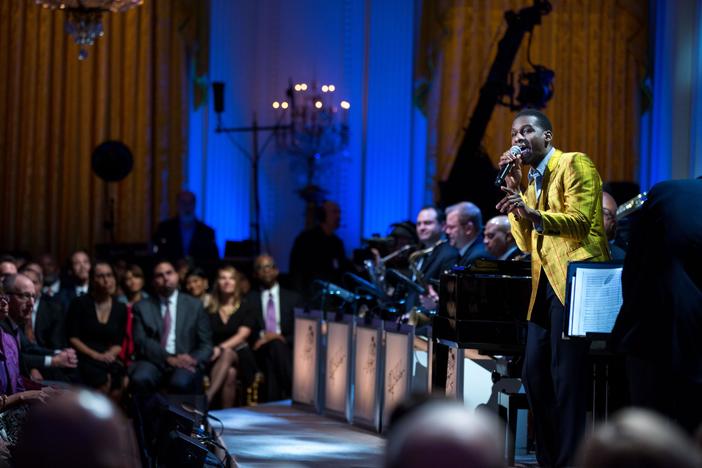 See Leon Bridges in "Smithsonian Salutes Ray Charles: In Performance at the White House."
