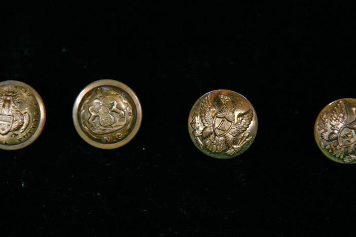 Appraisal: Military Uniform Button Collection, ca. 1865