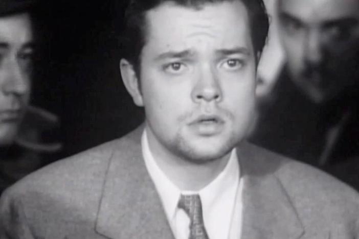 The press conference was one of Welles great performances as an actor. 