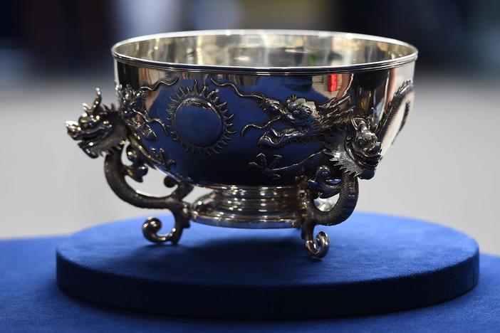 Appraisal: Wang Hing Chinese Silver Punch Bowl, ca. 1920