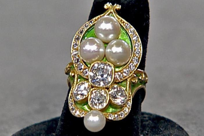 Appraisal: Marcus & Co. Tiara Ring, ca. 1890, from Vintage Salt Lake City.