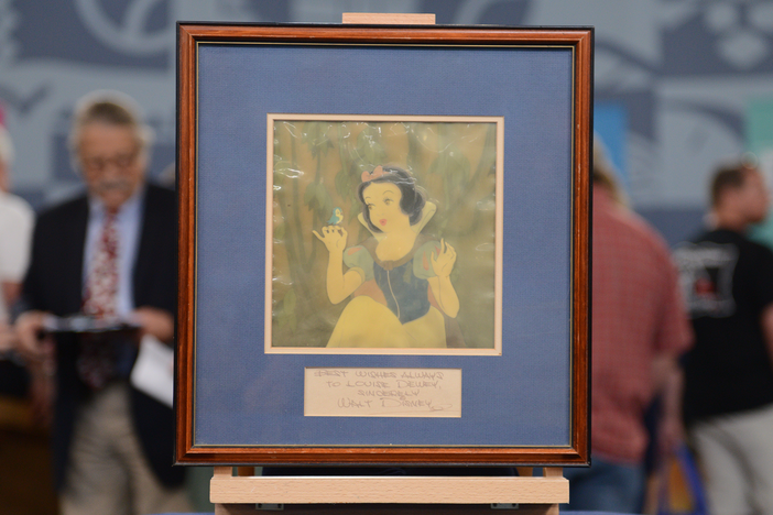 Appraisal: 1938 Walt Disney-signed Snow White Animation Cel, in Virginia Beach Hour 3.