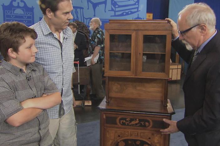 Appraisal: 1876 Danish Cabinet, from Santa Clara, Hour 2.