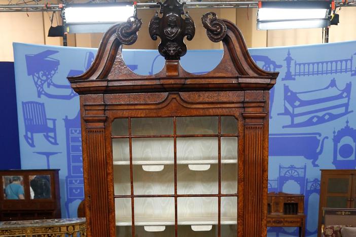 Appraisal: Georgian-Style Secretary Bookcase, from Junk in the Trunk 4, Part 2.