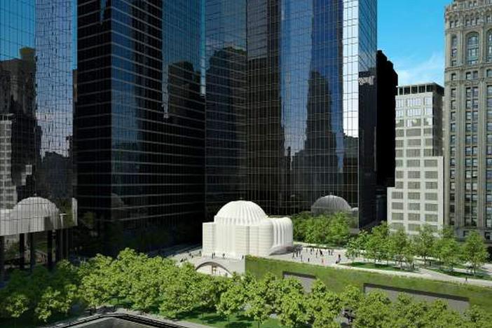St. Nicholas Greek Orthodox Church, destroyed on 9/11, blesses its new site.