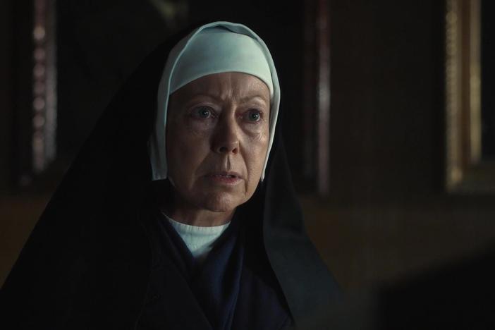 Sister Julienne demands answers on budget cuts -- but gets only more surprises.