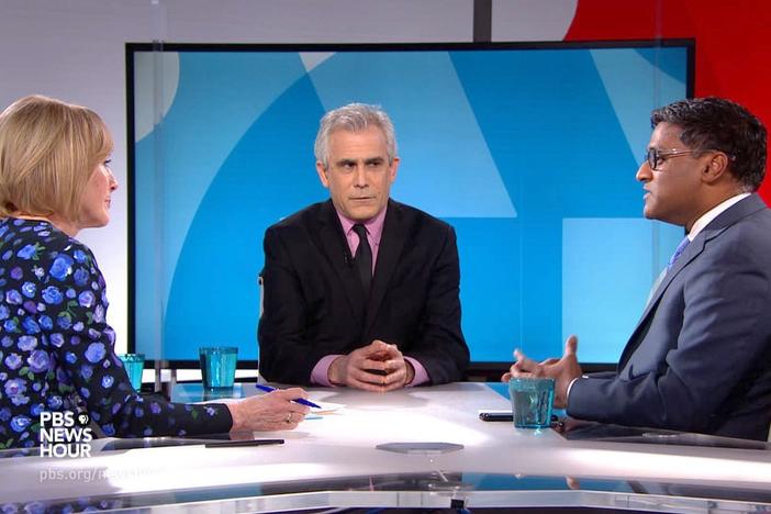 David Corn and Ramesh Ponnuru join Judy Woodruff to discuss the week’s news.