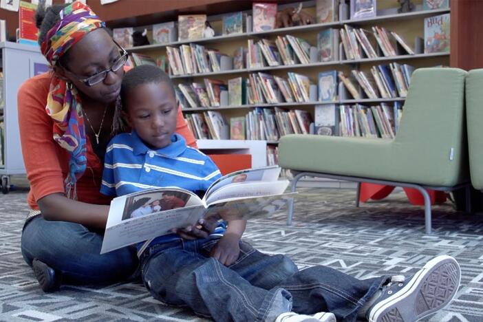A visit to a real library where there are lots of books to read and things to do. 