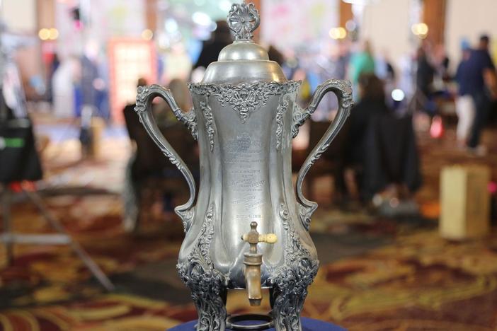 Appraisal: 1910 AME Bishop Silverplate Presentation Urn
