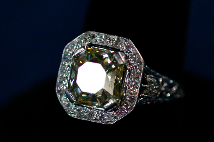 Appraisal: English Giardinetti Diamond Ring, ca. 1780