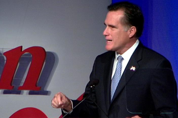 Watch excerpts of three leading Republican presidential candidates talking about religion.