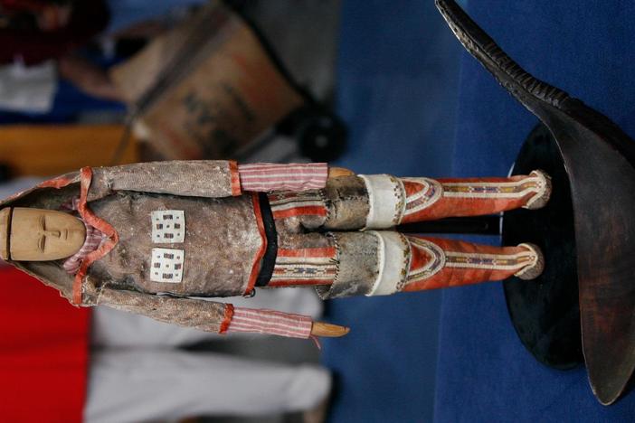 Appraisal: Inuit Doll & Athabascan Ladle