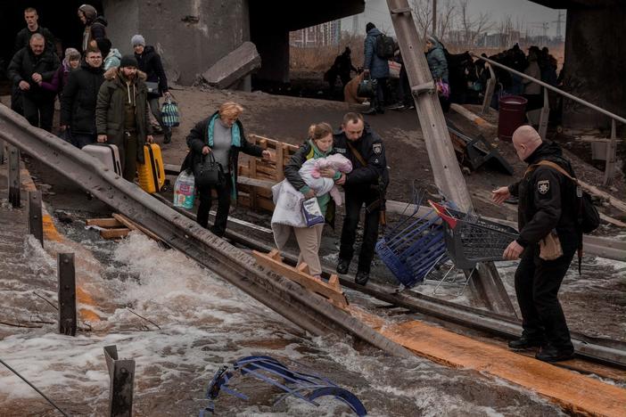 Ukrainians fight to hold the port city of Odessa as exodus out of the country persists