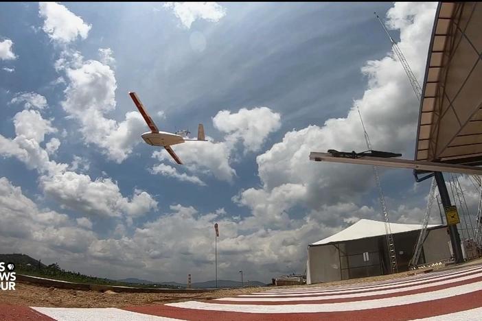 How drones are delivering lifesaving medical supplies in Rwanda