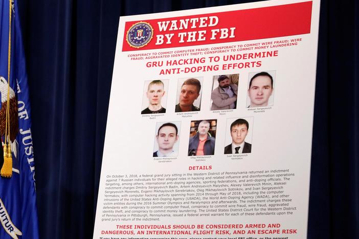 Russian government accused of hacking agencies investigating its alleged crimes