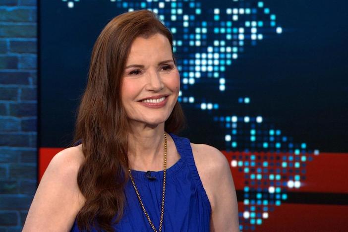 Simon Stiell; Geena Davis; Joan Donovan and Emily Dreyfuss