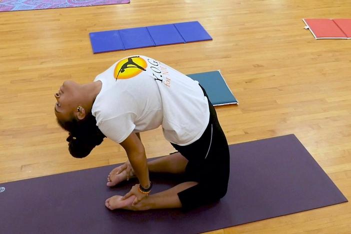 Managing school stress by bringing yoga into the classroom
