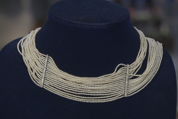 Appraisal: Pearl & Diamond "Dog Collar" Necklace, ca. 1900, from Portland Hour 3