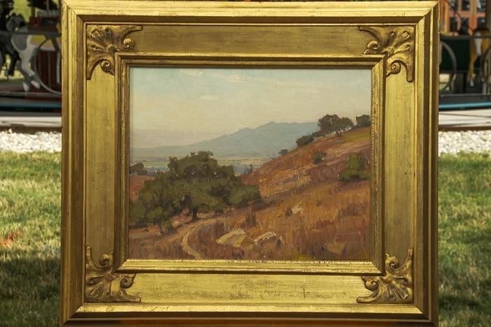 Appraisal: William Wendt Landscape Oil, ca. 1920
