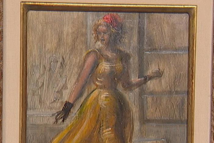 Appraisal: 1951 Reginald Marsh Painting, from Santa Clara, Hour 3.