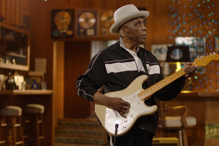 He won his first for the song "Damn Right I've Got the Blues."