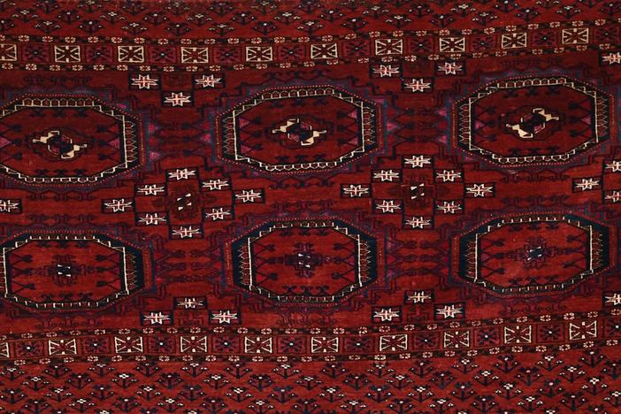 Appraisal: Saryk Turkmen Chuval, ca. 1870, from Charleston, Hour 3.