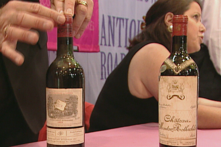 Appraisal: 1928 & 1959 Bordeaux Wine Bottles, from Vintage Kansas City.