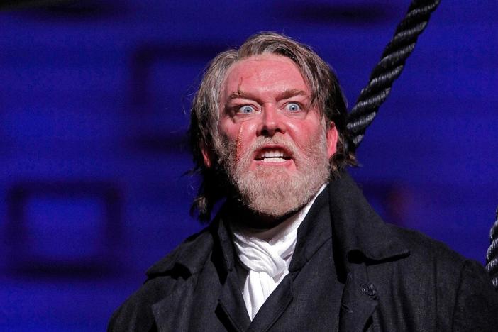 Jay Hunter Morris stars as the obsessive Captain Ahab in the opera Moby-Dick.