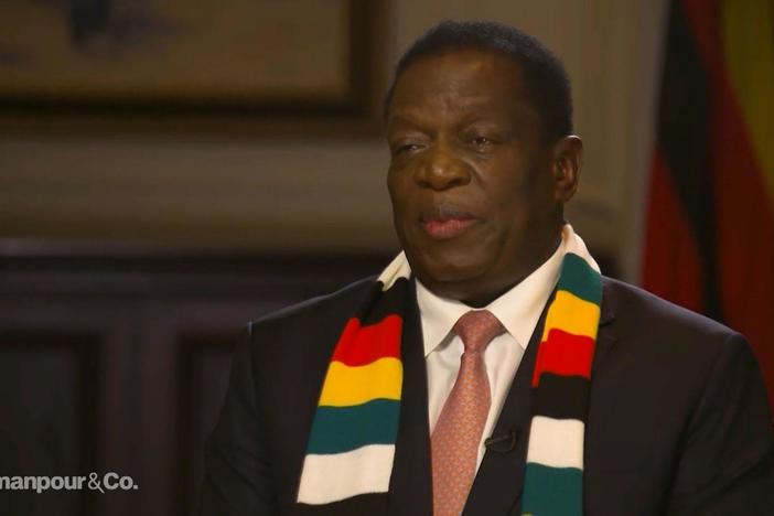 Emmerson Mnangagwa joins the program.