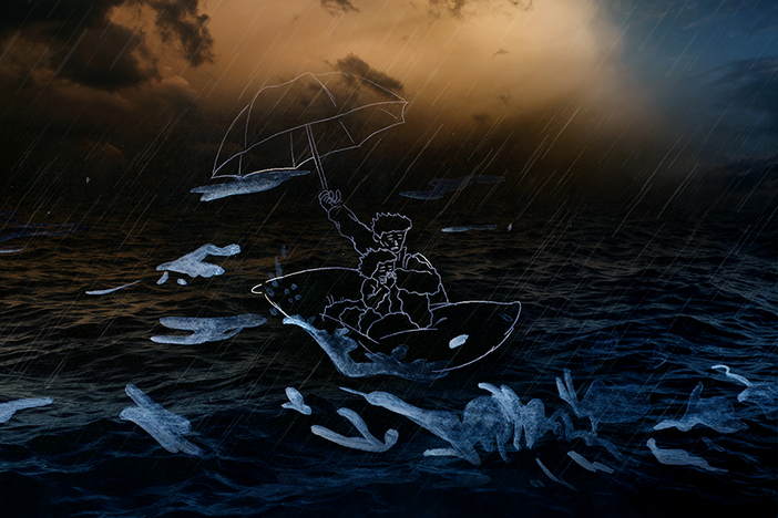 A perilous swim from China to Hong Kong parallels a new generation's quest for freedom.
