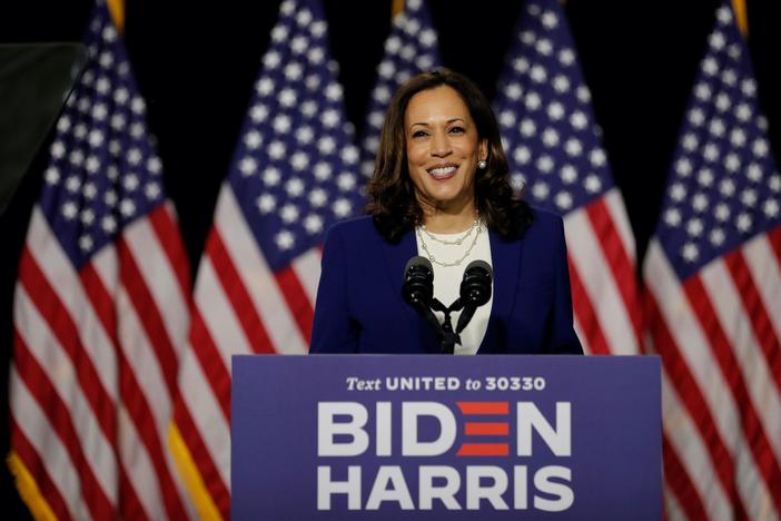 Biden introduces Harris at a campaign event devoid of the standard pomp