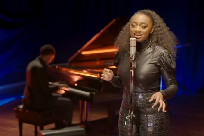 Jazz singer Samara Joy discusses what it was like to win her first Grammy.