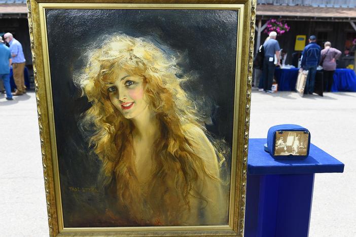 Appraisal: Tade Styka Dolly Grey Portrait, ca. 1920