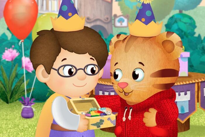 Daniel and his friends sing about some of the things that make them feel happy. 