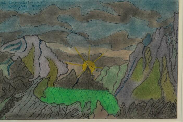 Appraisal: Joseph Yoakum Drawing, ca. 1965