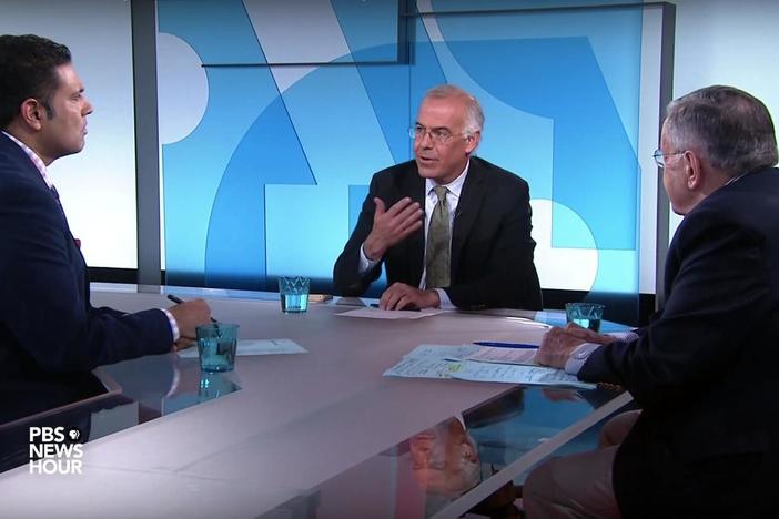Mark Shields and David Brooks join Hari Sreenivasan to discuss the week in politics.