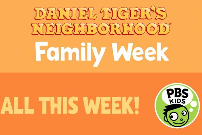 Catch all new episodes of Daniel Tiger's Neighborhood all this week!