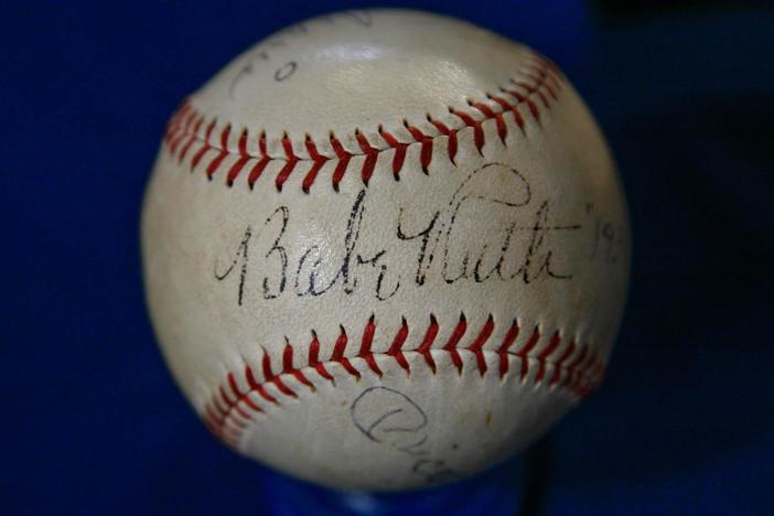 Appraisal: Ruth, Mantle & Maris-signed Baseball